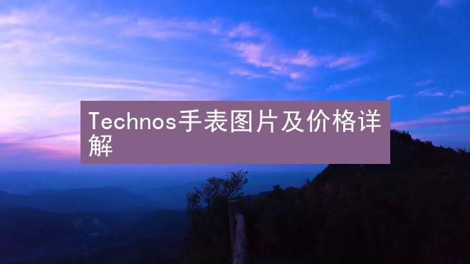 Technos手表图片及价格详解